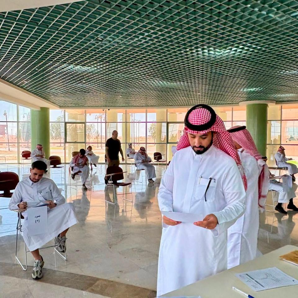 جولة تفقدية لمتابعة الاختبارات النهائية
